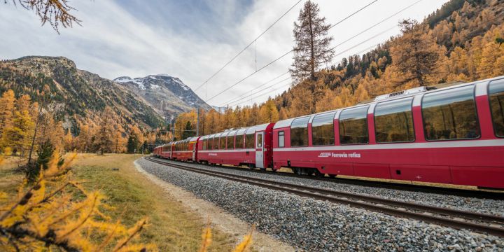 ⓒ Rhaetische Bahn By-line: swiss-image.ch/Mattias Nut Bernina Express